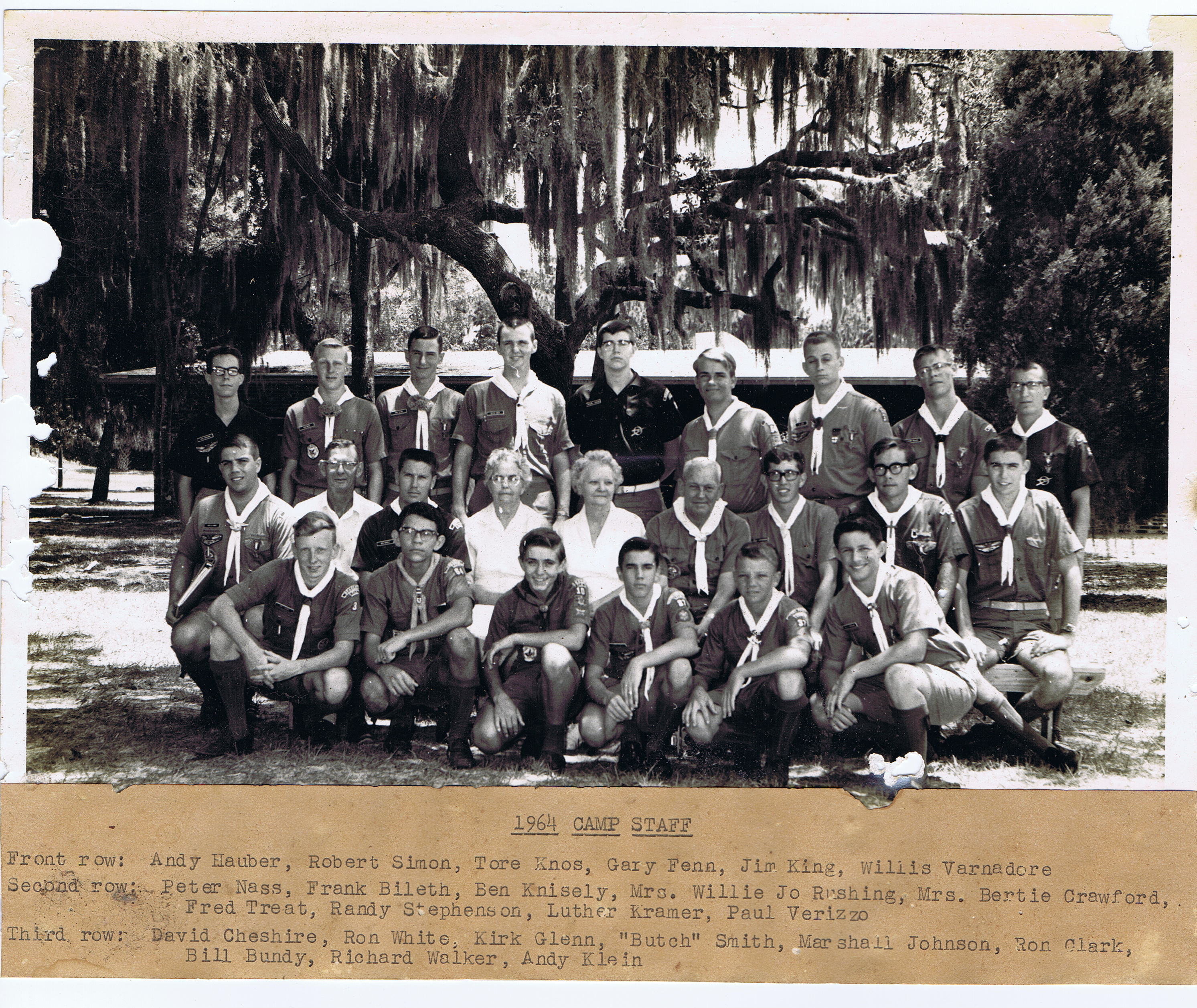 1964 Camp Staff